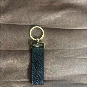 Louis Vuitton Black and Gold Key Holder
